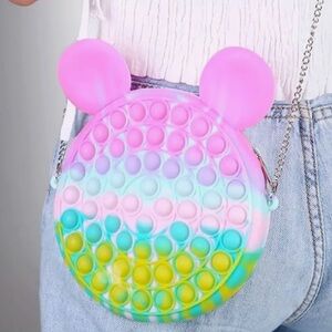 Colorful Pop Bubble Crossbody Bag for Kids